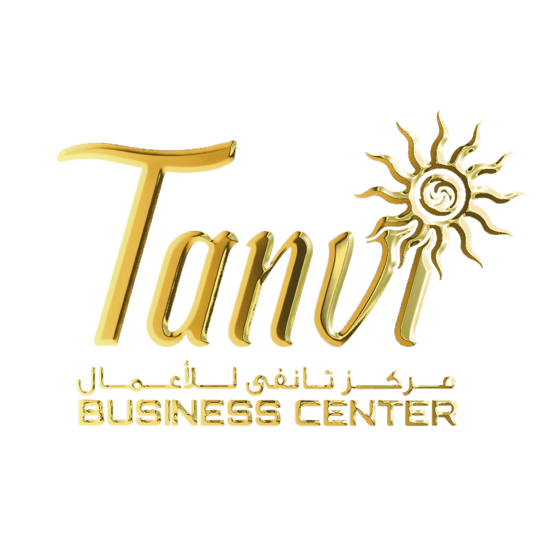 Tanvi business center Logo gold 3